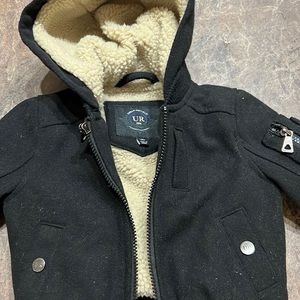 Urban Republic 18m black pea coat